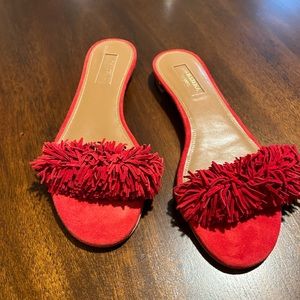 Aquazzura Authentic never worn slippers